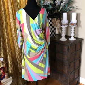COPY - Tahari multi-colored dress